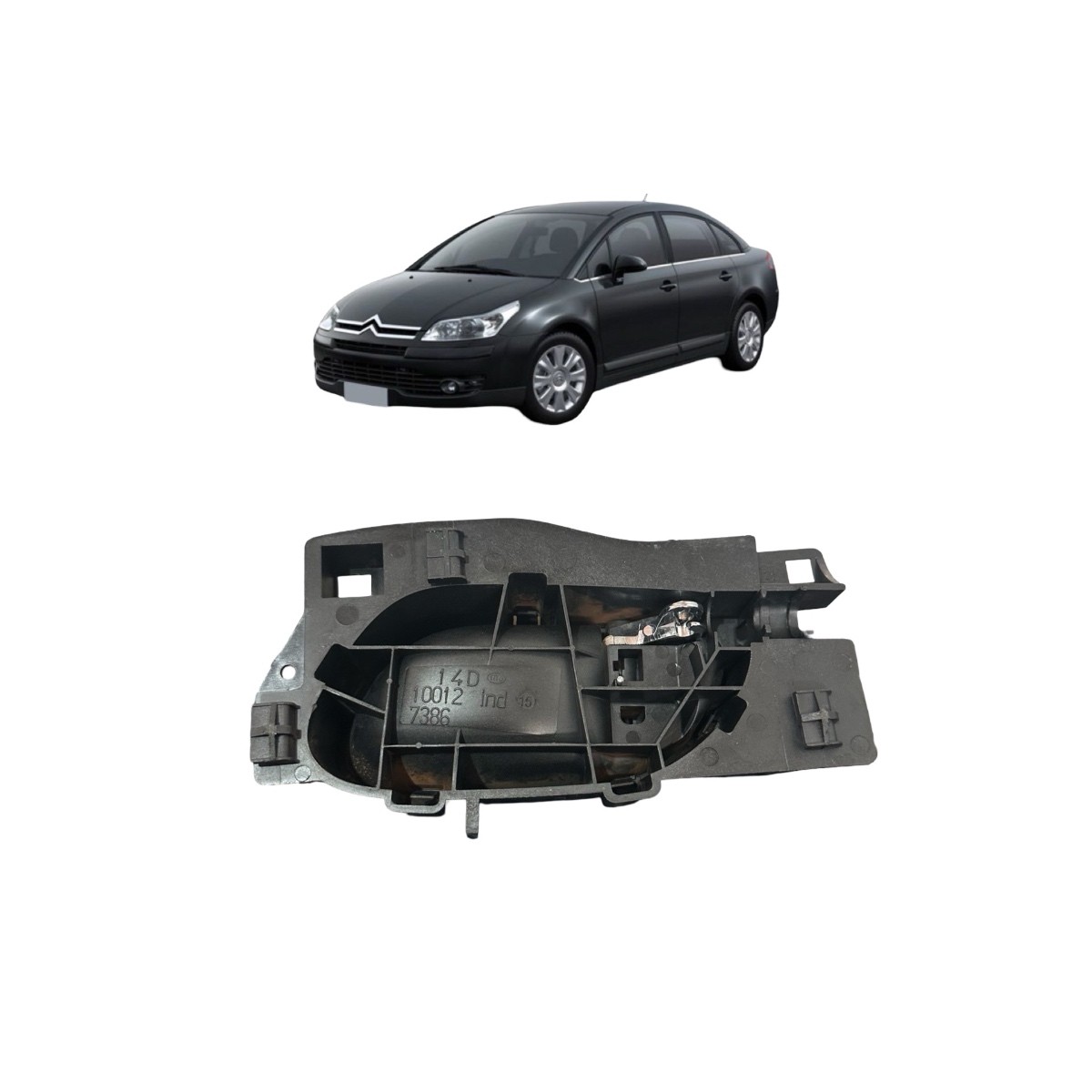 Maçaneta Interna Direita Citroen C4 2008/2012 100127386 - Imagem 4