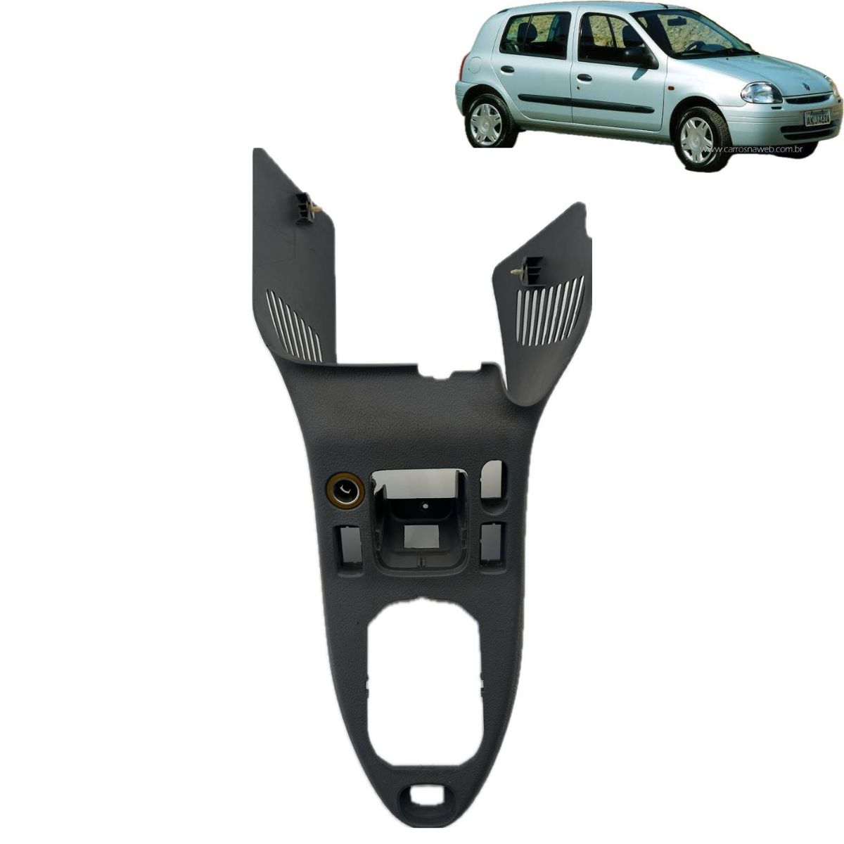 Console Central Renault Clio RN 1.0 16V 2002 2003 - Imagem 1