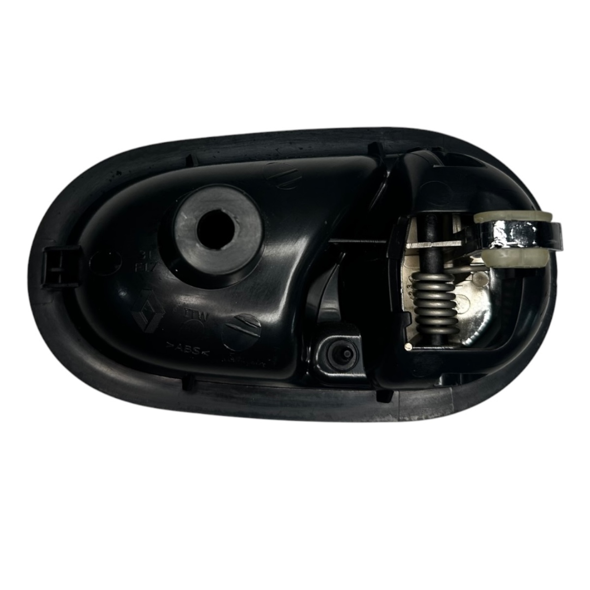 Maçaneta Interna Lado Esq Renault Sandero 2014/2018 Traseira Cromado/preto Traseira - Imagem 2