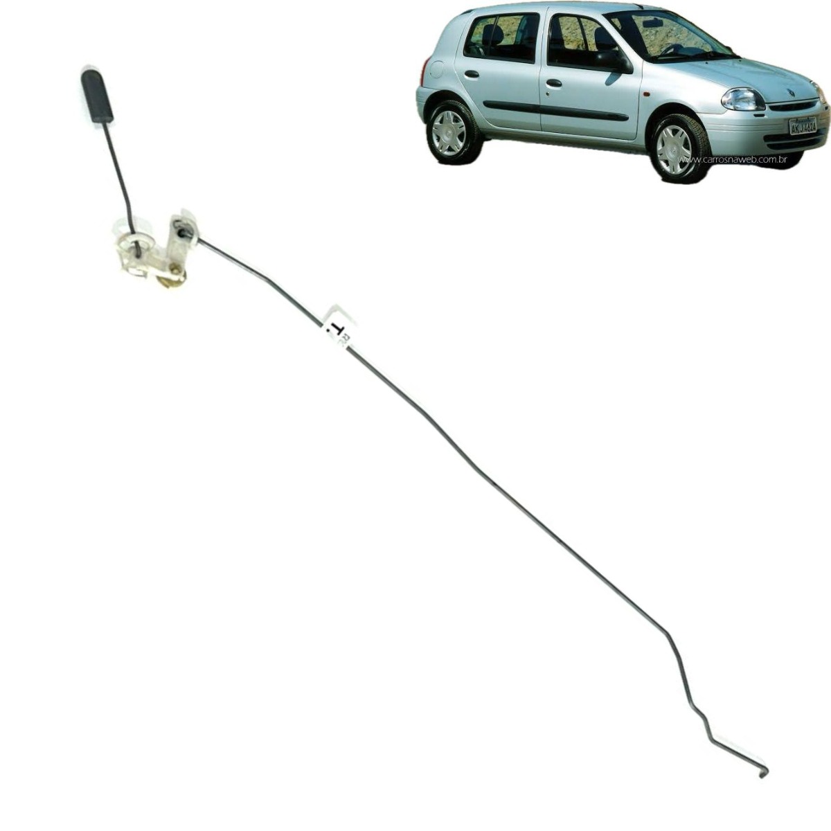 Pino Haste Fechadura Porta Tras Dir Renault Clio 7700831967