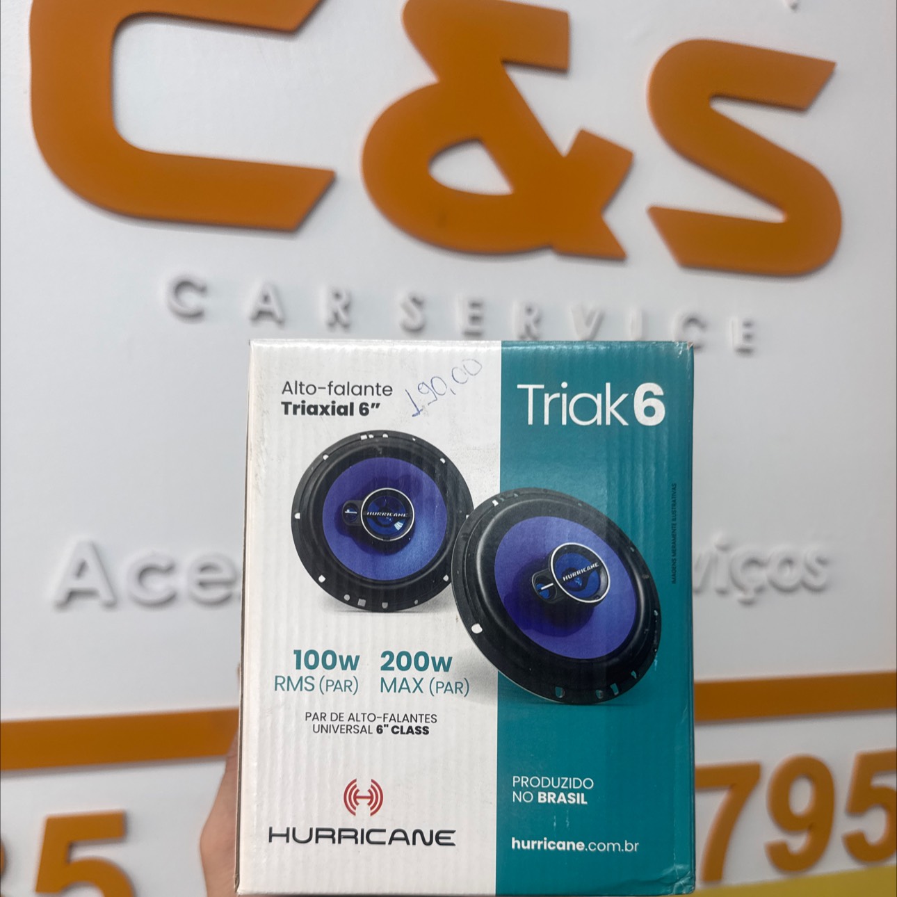 Par Alto Falante Triak 6 Hurricane 50w