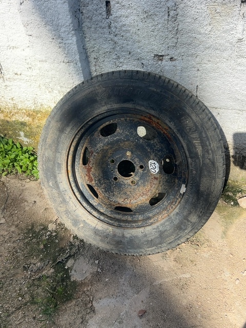 RODA RENAULT 5 FUROS C PNEU 215/65 R16 BRIGESTONE - Imagem 1