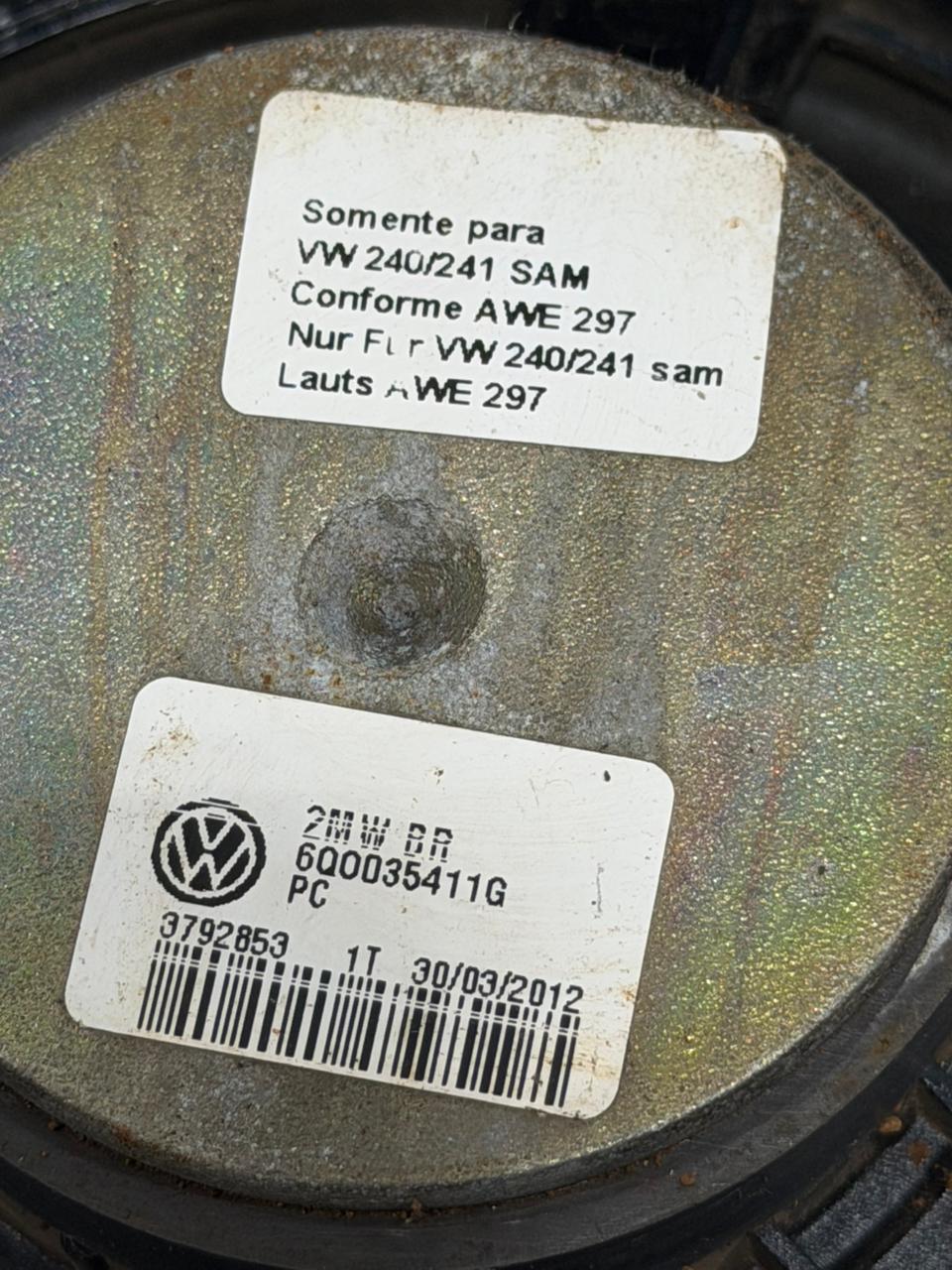 Alto Falante Dianteiro VW Golf 6Q0035411G - Imagem 5