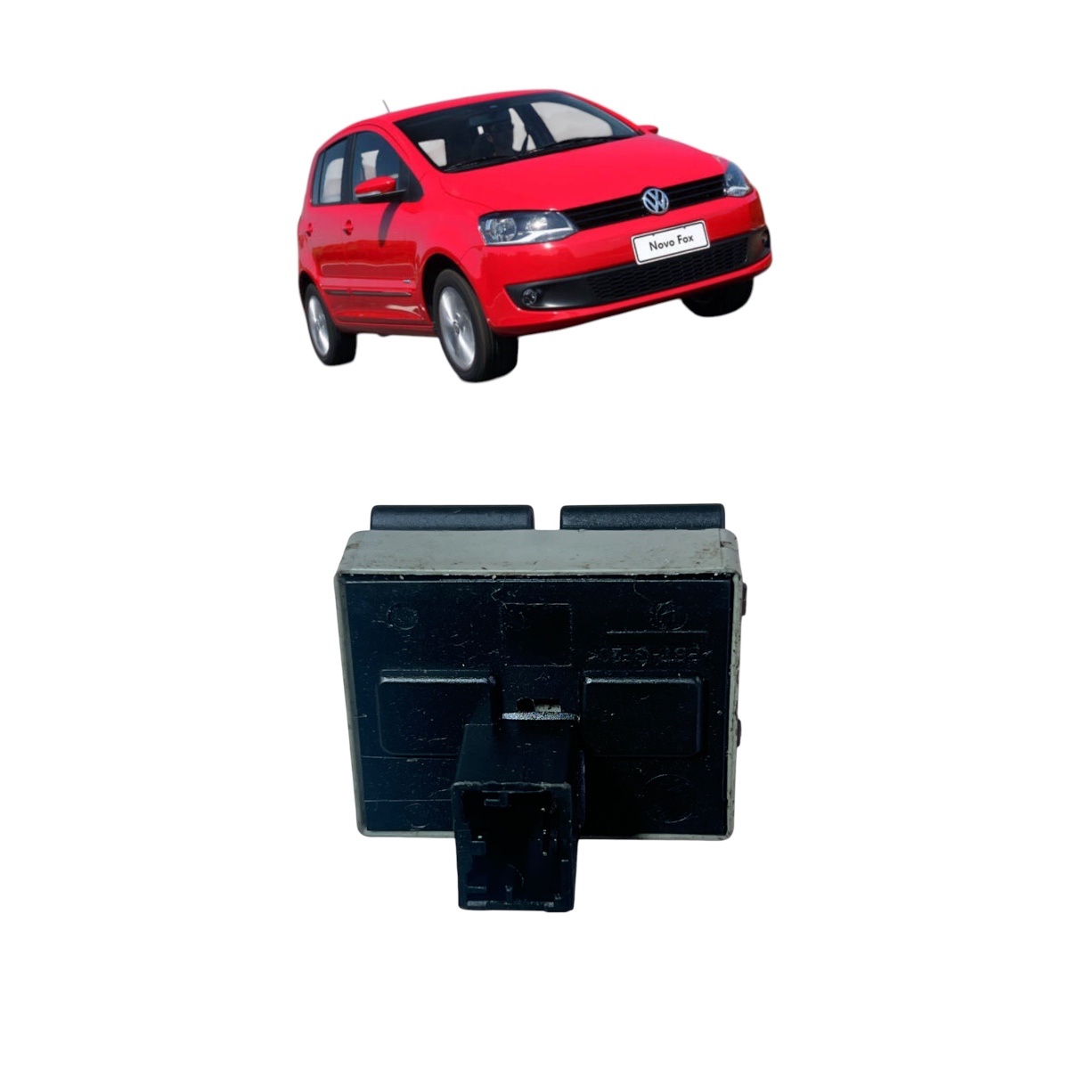 Botao interruptor vidro dianteiro Vw fox 2010/2021 - Imagem 3