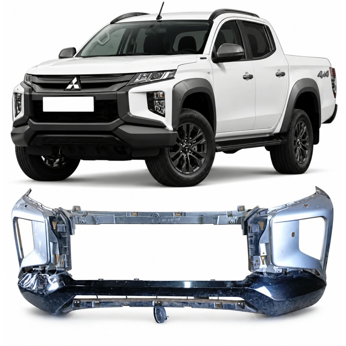 Parachoque Dianteiro Mitsubishi L200 Triton 2021 2022 A 2025