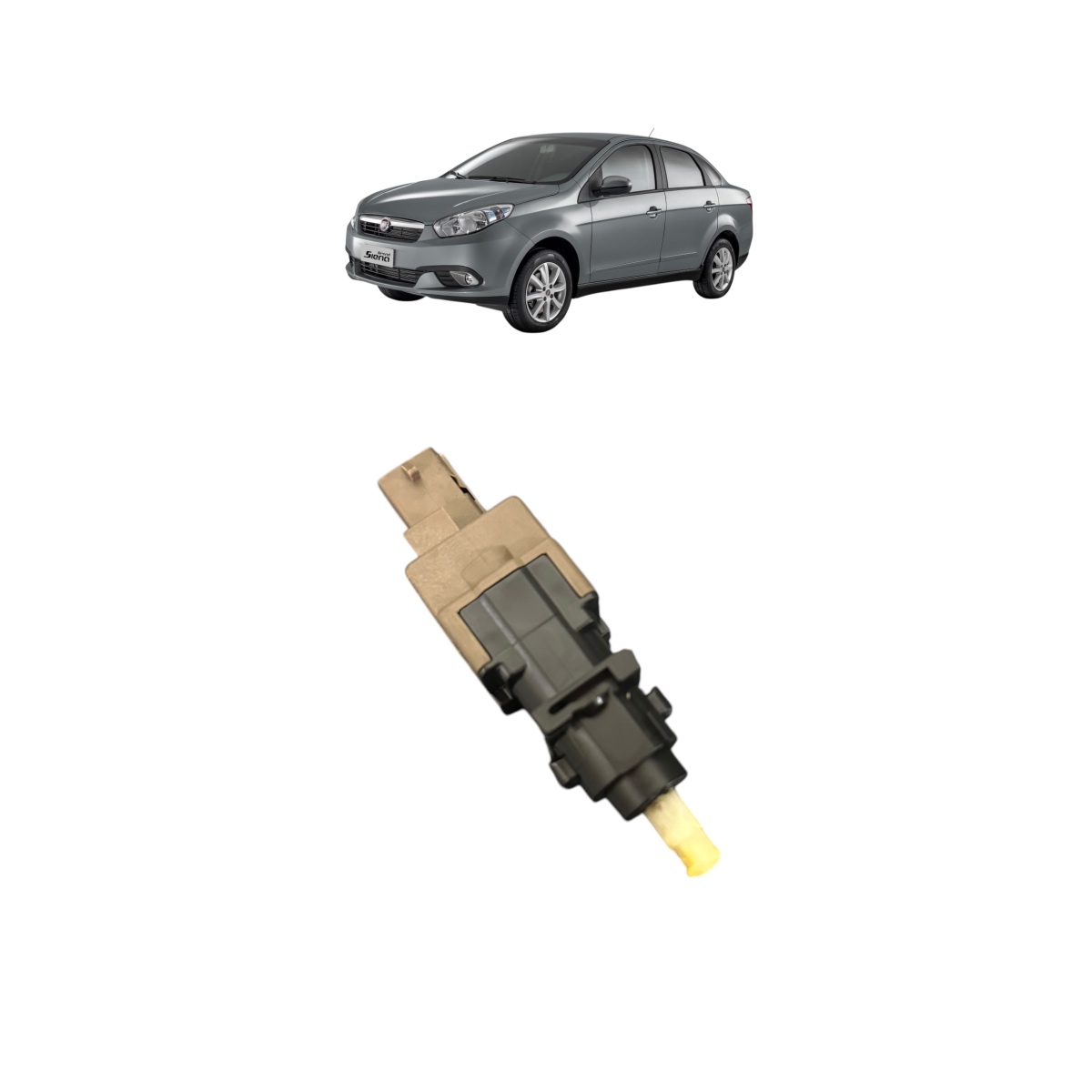 Botão Interruptor Luz Freio Fiat Gran Siena/Palio 2017 - Imagem 1