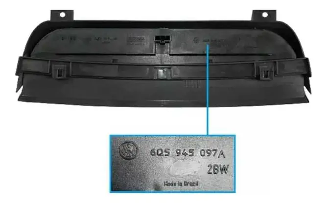 Break Light Luz Freio Vw Polo Sedan 6q5945097a Origin - Imagem 2