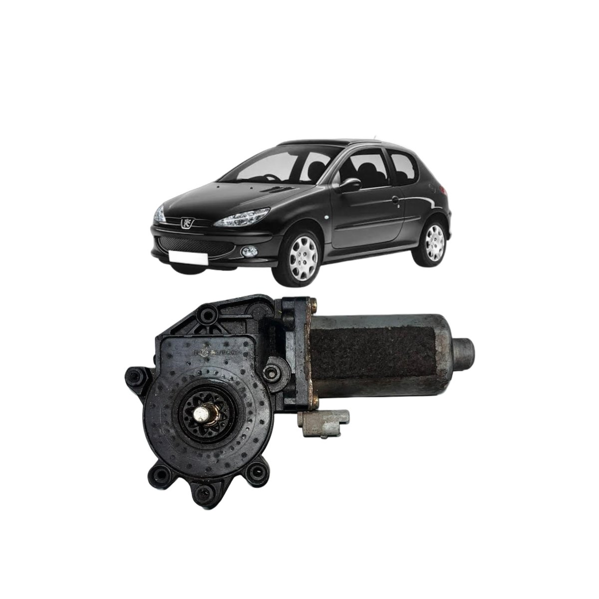 Motor Maquina Vidro Peugeot Dianteira Direita 206 - Imagem 1