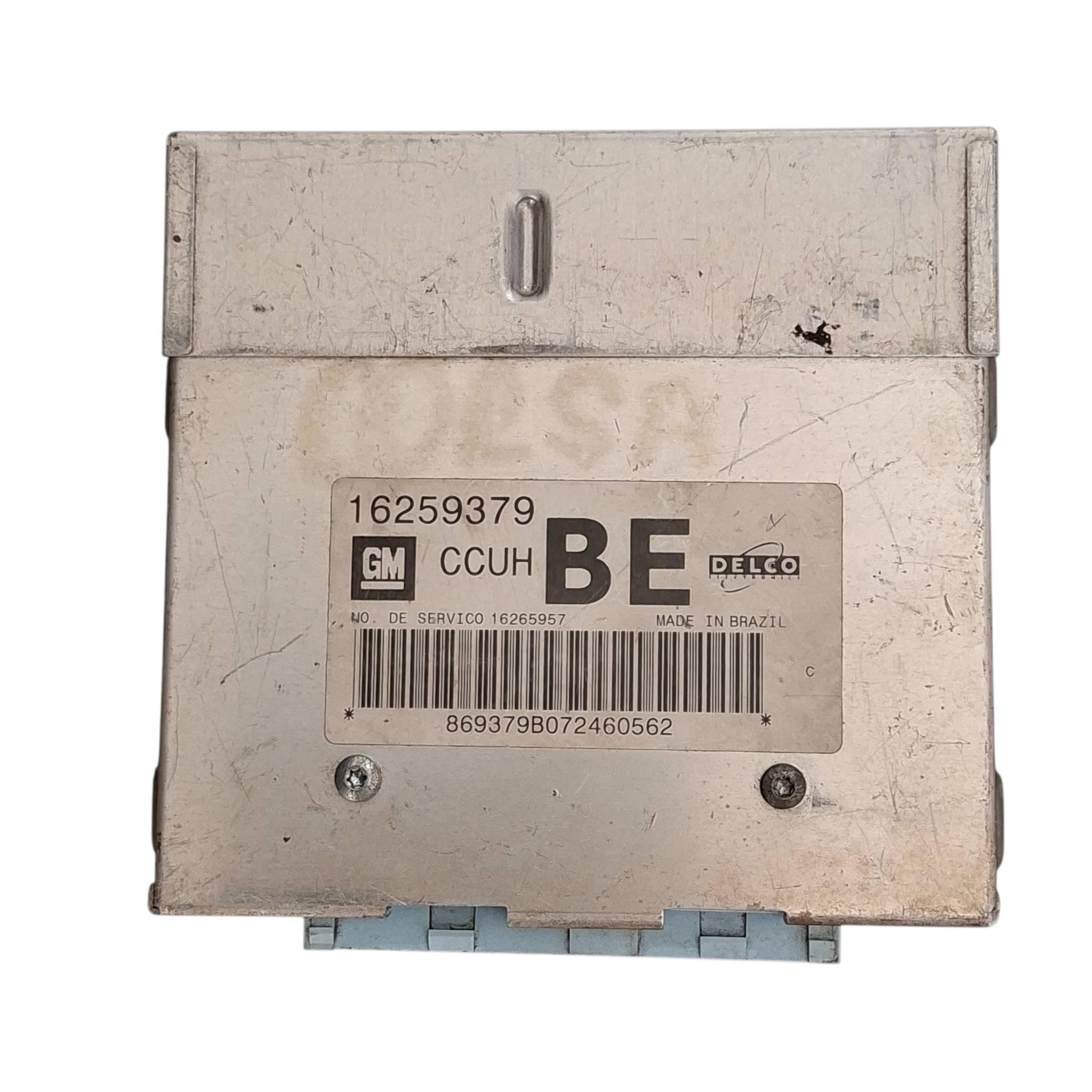 MODULO INJEÇÃO GM CORSA 1.6 8V GASOLINA 16259379 CCUH BE