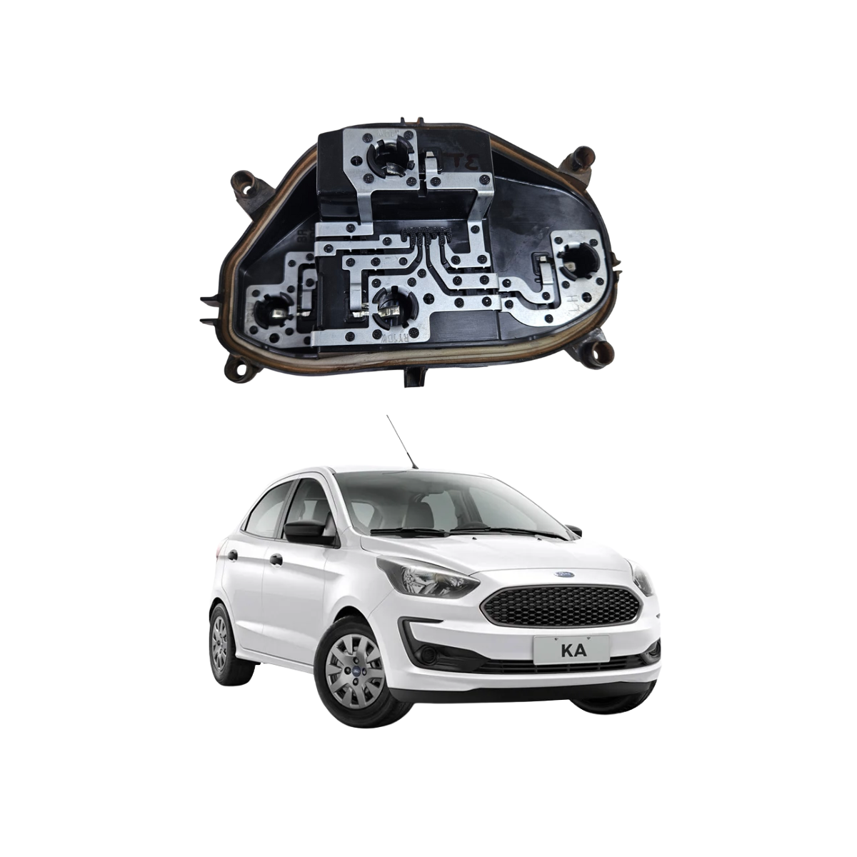 CIRCUITO DA LANTERNA TRASEIRA FORD KA 2014/2018 IN.