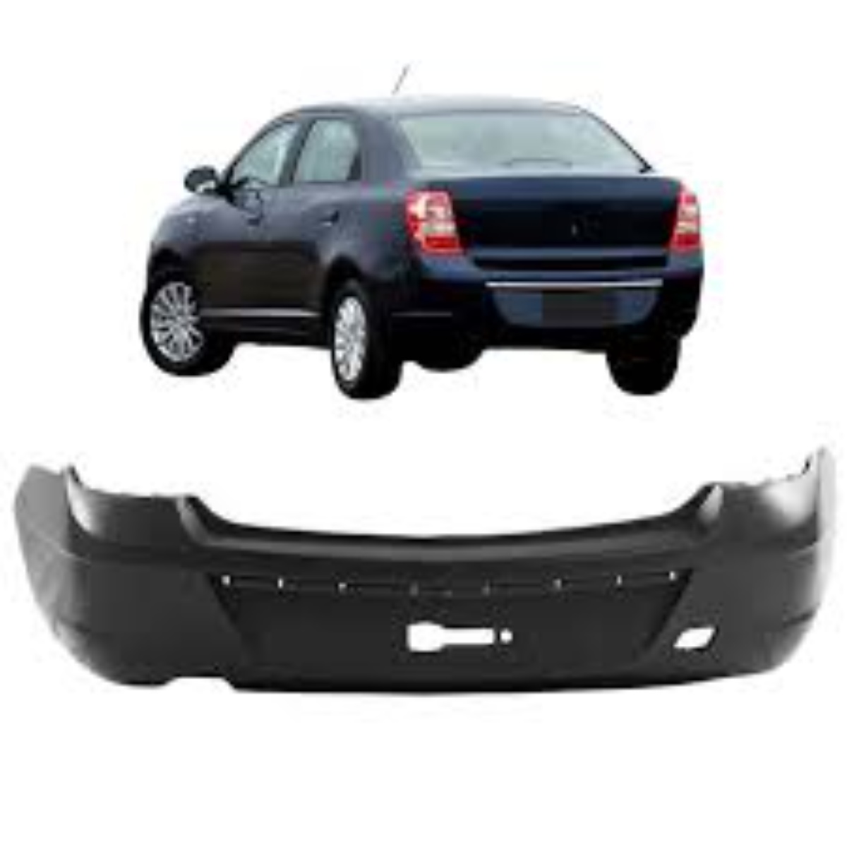 Parachoque Traseiro Chevrolet Cobalt 2012 a 2015
