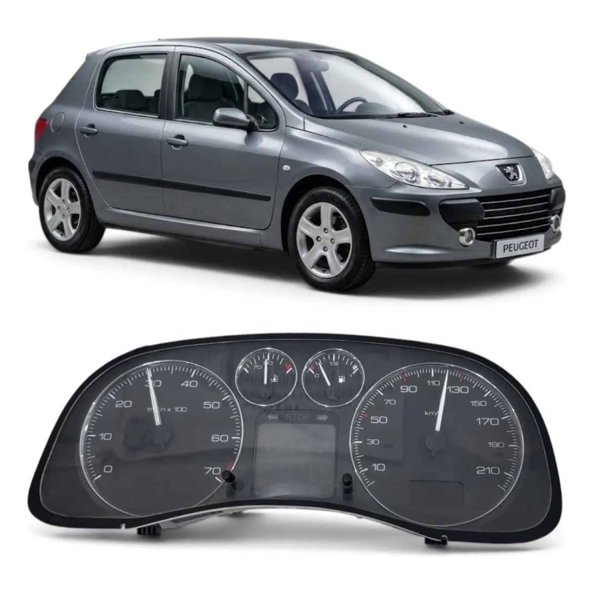Painel De Instrumentos Peugeot 307 2.0 2004 Á 2012 21651870