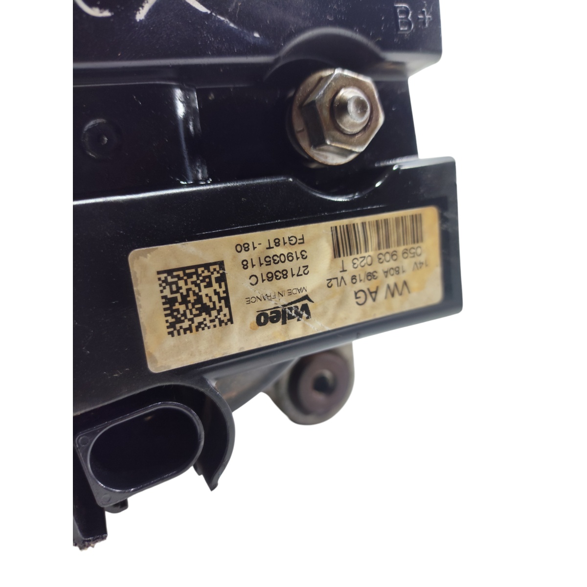 Alternador Volkswagen Amarok V6 180A - Imagem 2