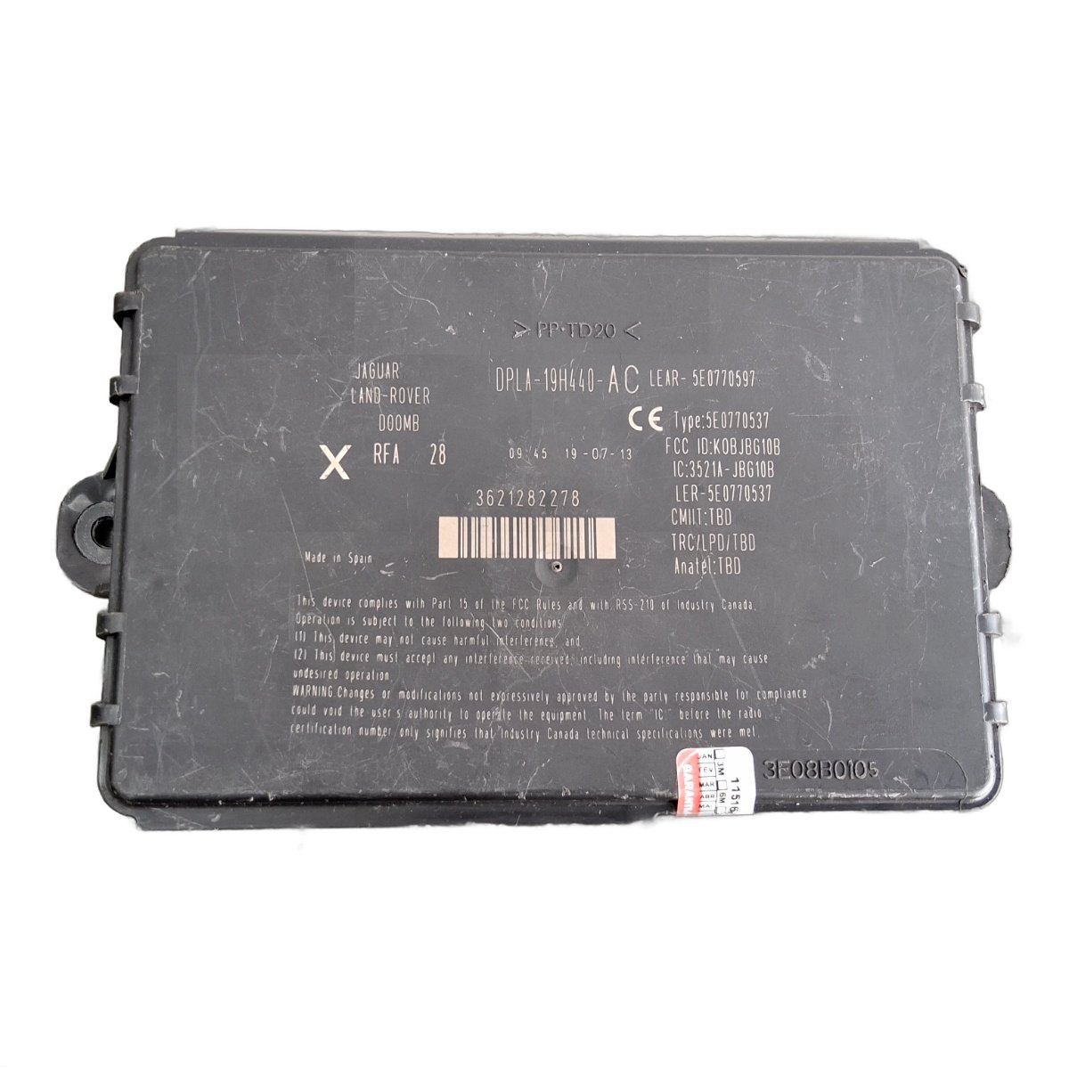 Modulo Central Keyless Evoque Land Rover DPLA-19H440-AC - Imagem 2