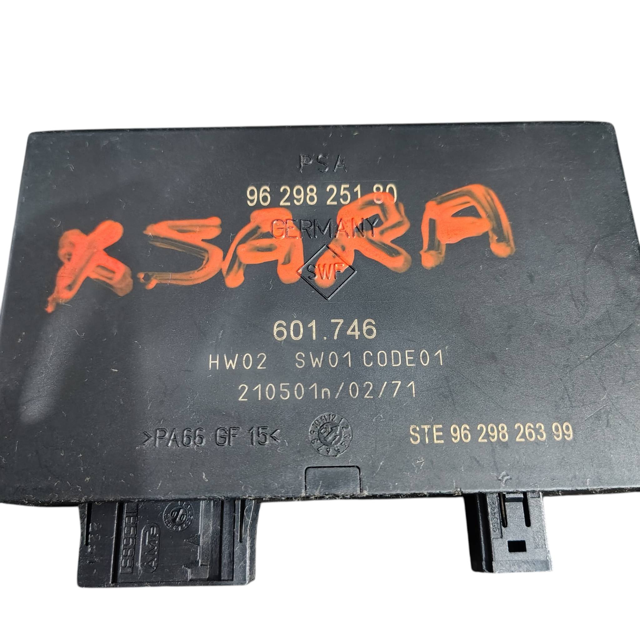 MÓDULO ESTACIONAMENTO CITROËN XSARA 9629825180 ORIGINAL - Imagem 3