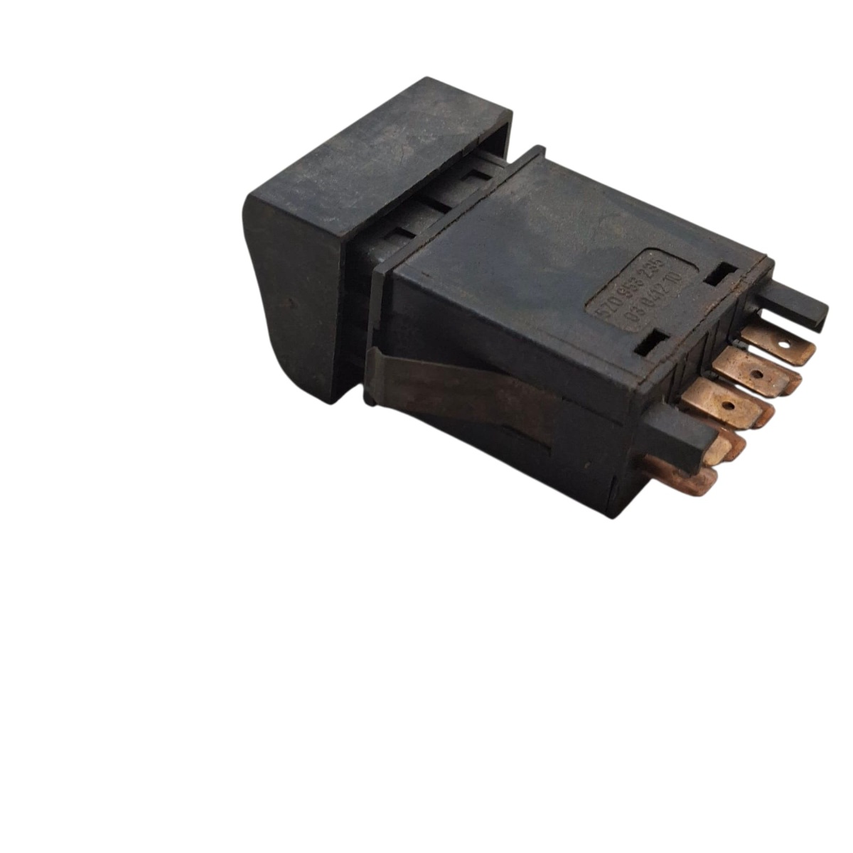 Botão Pisca Alerta 5z0953235 Vw Fox Spacefox Crossfox 04/10 Preto - Imagem 5