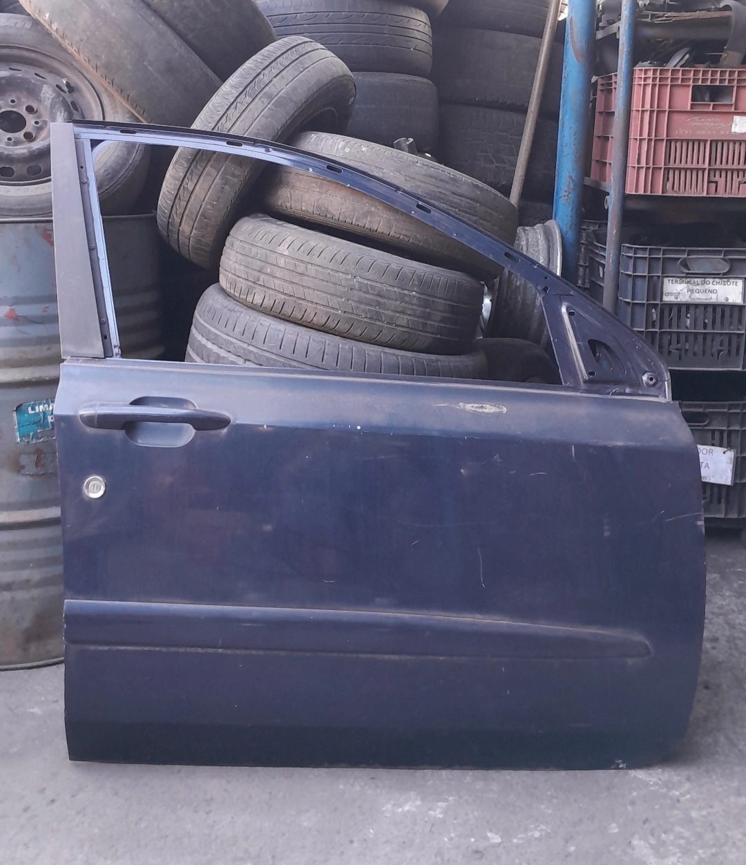 PORTA DIANTEIRA STILO 2004/2014 LADO DIREITO (AZUL)
