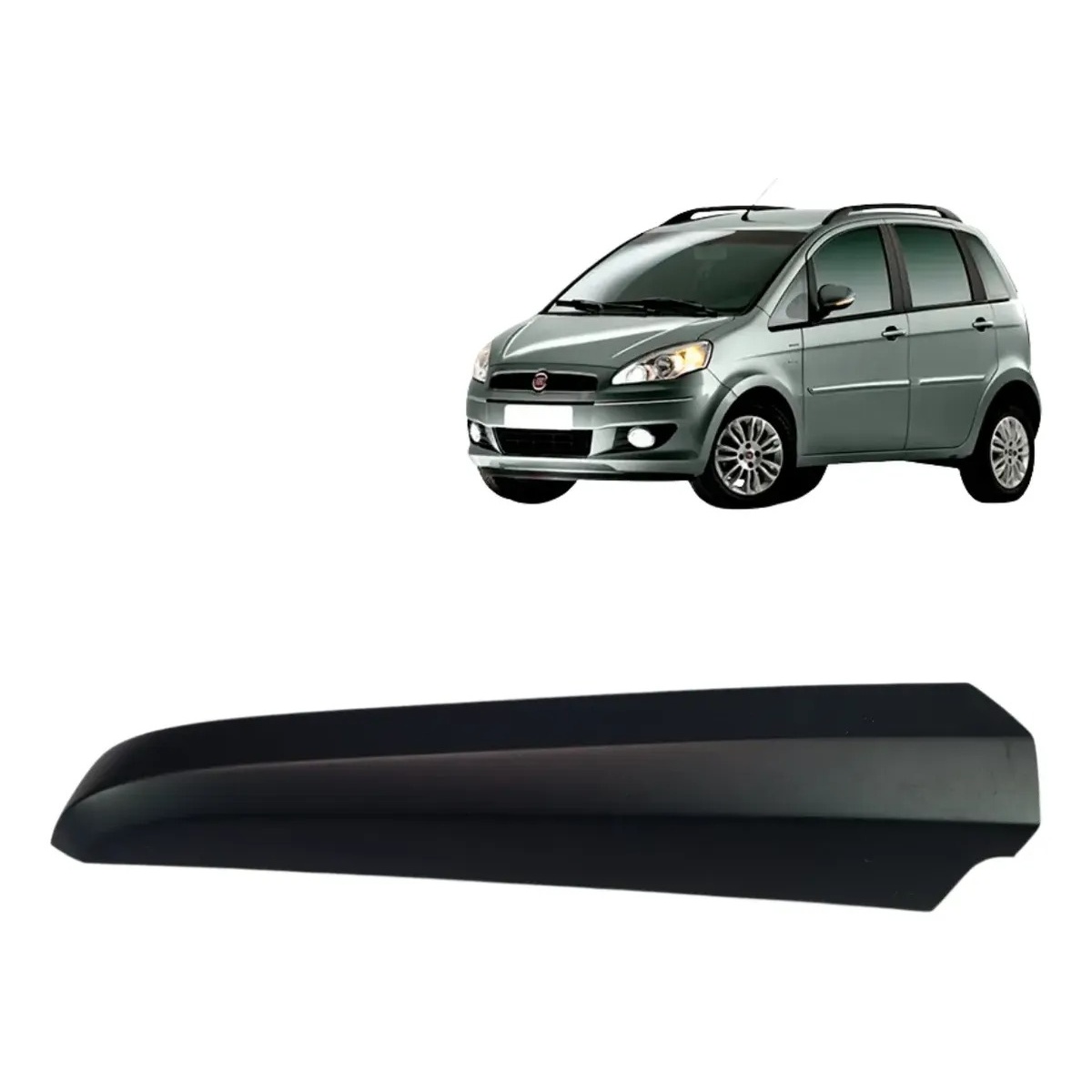 Moldura Rack Teto Dianteiro Esq Fiat Idea 100170033 Original