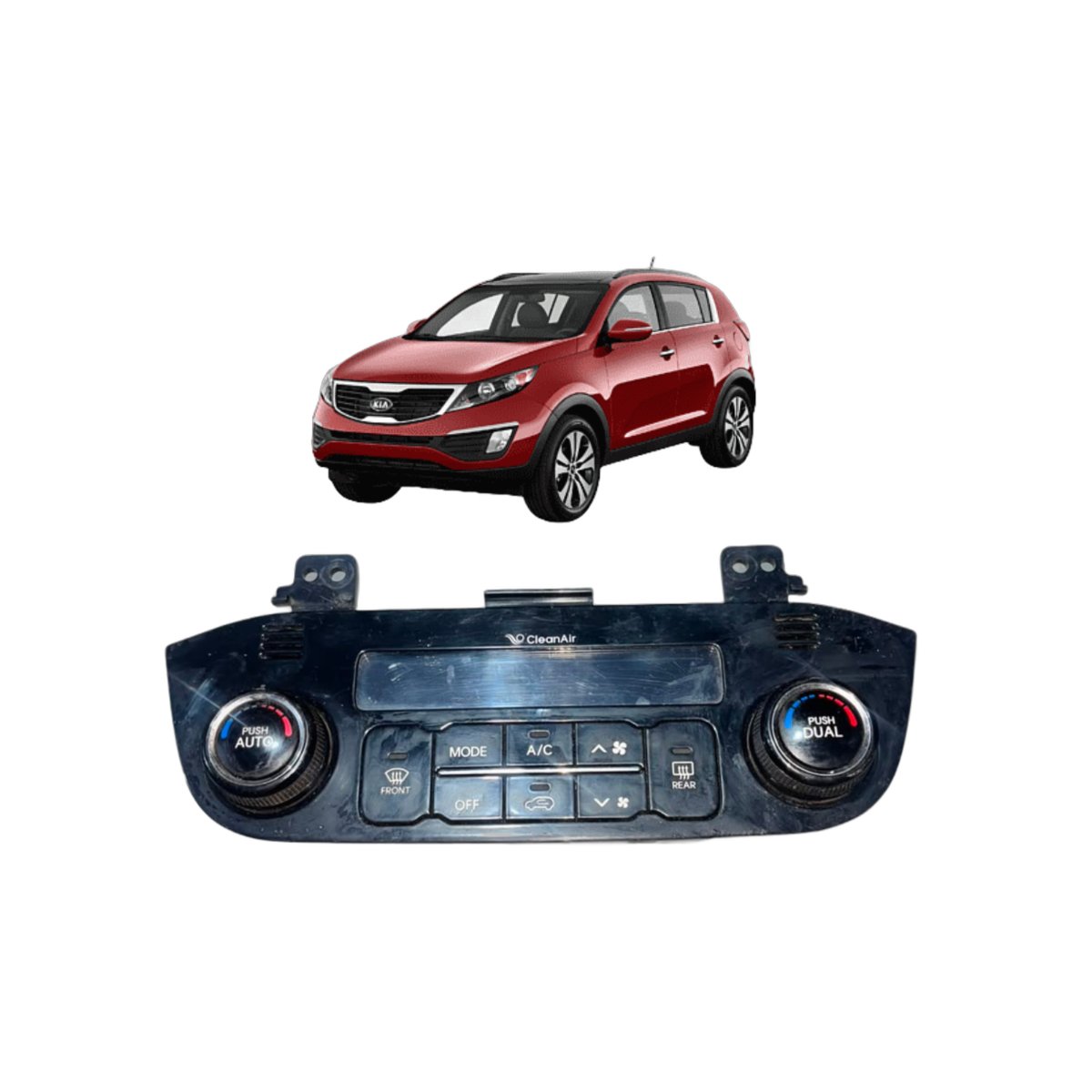 Comando Ar Condicionado Kia Sportage 2011/2016 Original Usad - Imagem 1