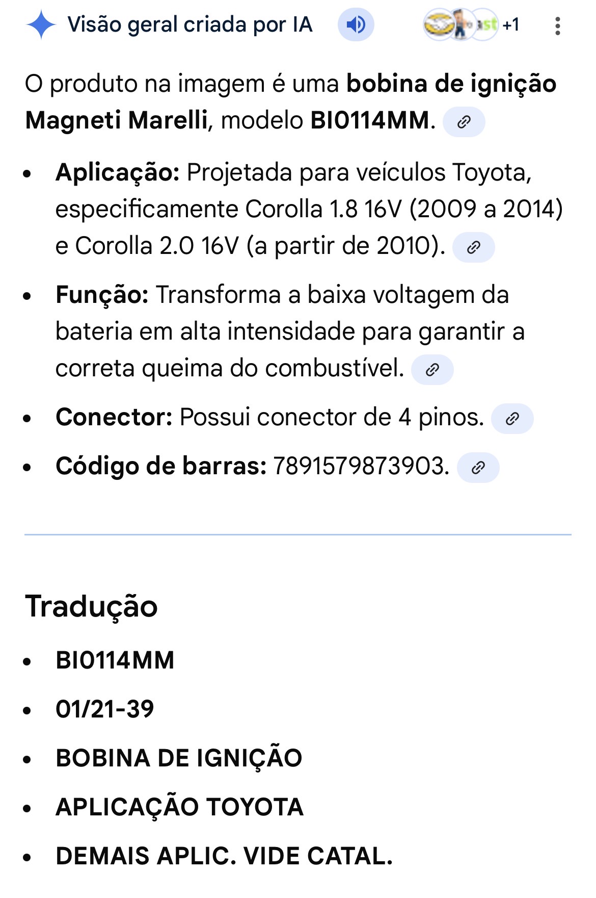 Bobina de Ignição Magneti Marelli - BI0114MM - Imagem 2