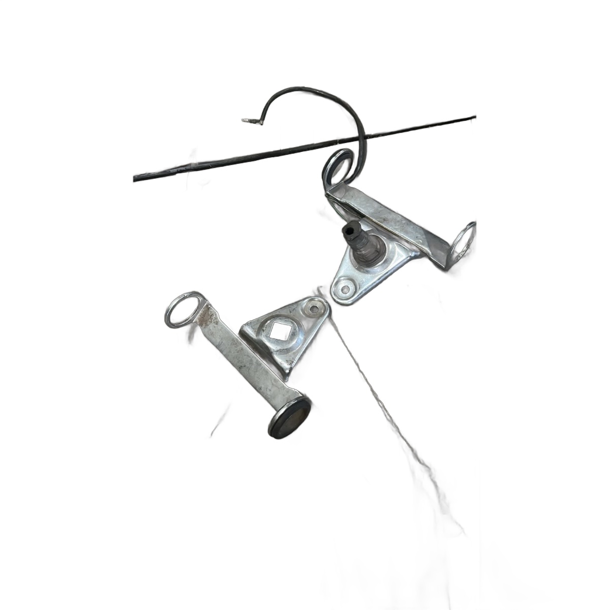 Par suporte de farol suzuki intruder 125 usado - Imagem 5