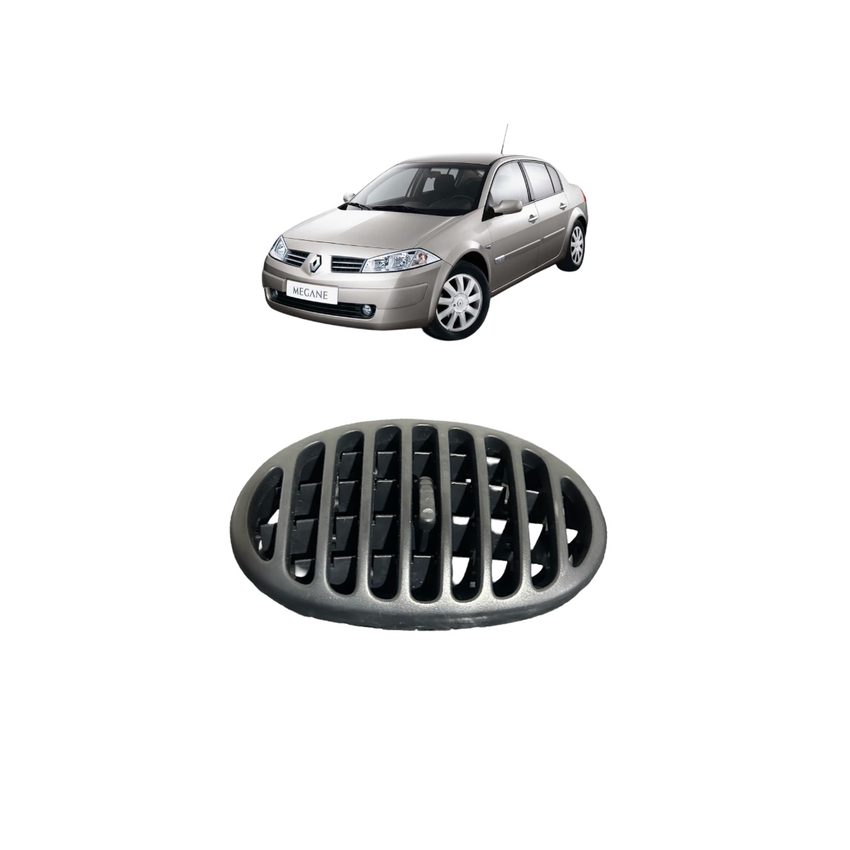 Difusor Do Painel Lado Esquerdo Renault Megane 2001/2003 - Imagem 4