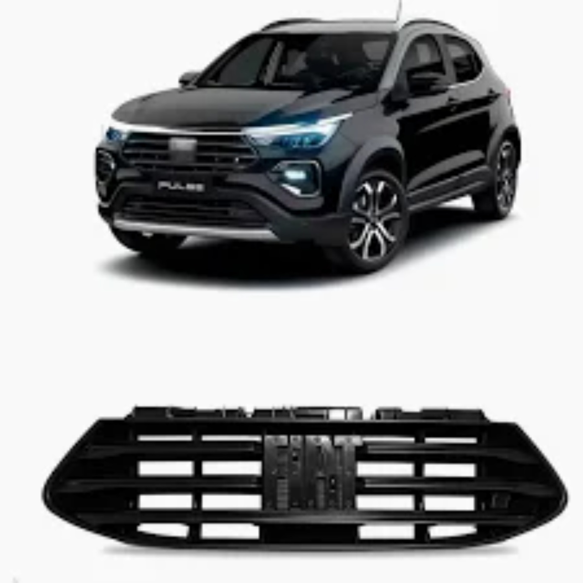 Grade Dianteira Superior Radiador Fiat Pulse
