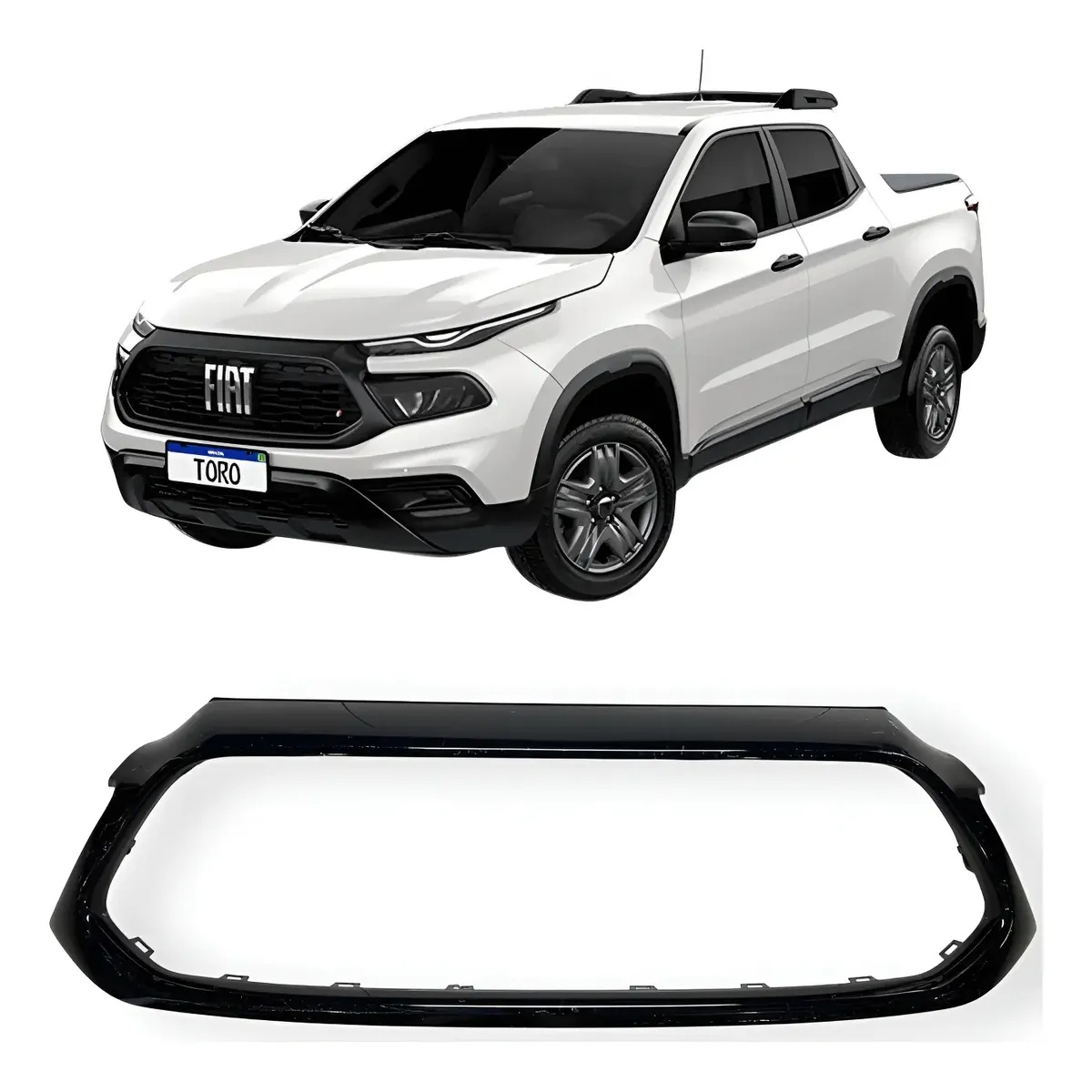Friso Grade Dianteira Fiat Toro 2020 A 2024 Original