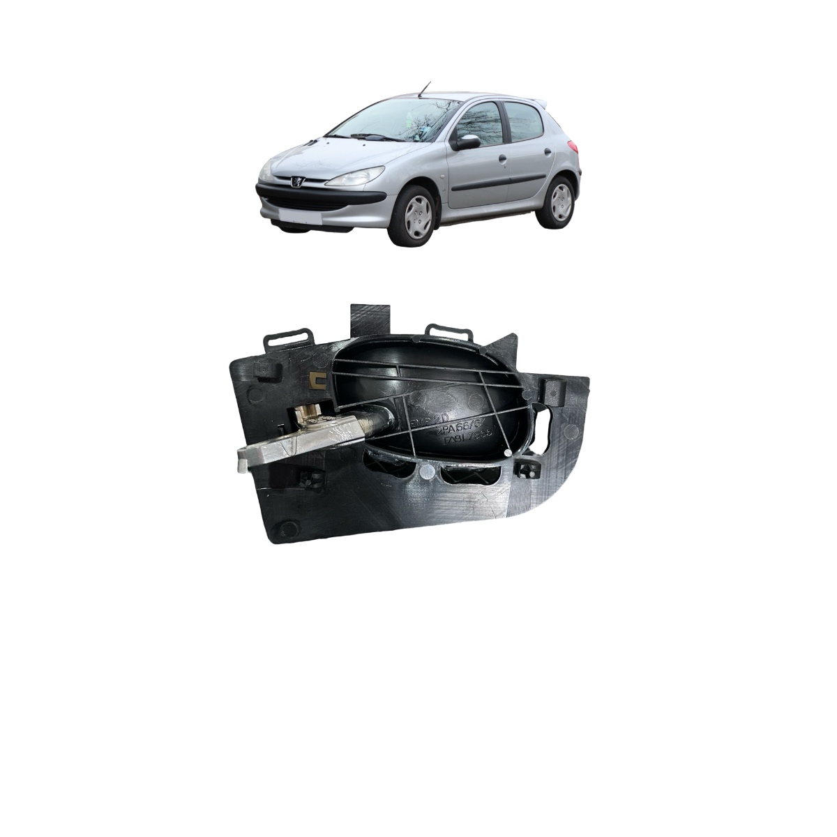 Maçaneta Interna Dianteira/traseira Peugeot 206 9623698077 - Imagem 4
