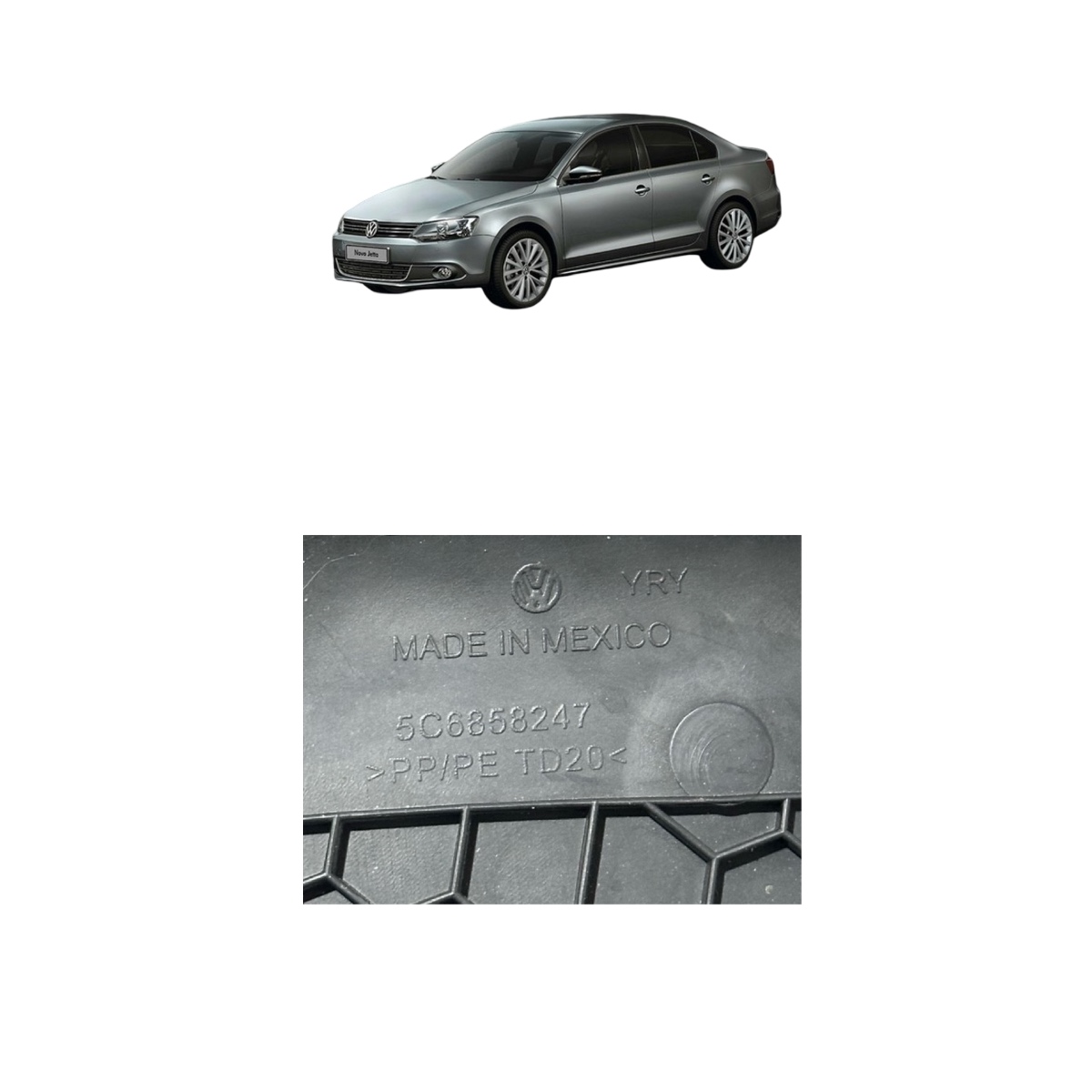 Moldura Tampa Lateral Esquerda Painel Vw Jetta 2015 A 2017 P - Imagem 5