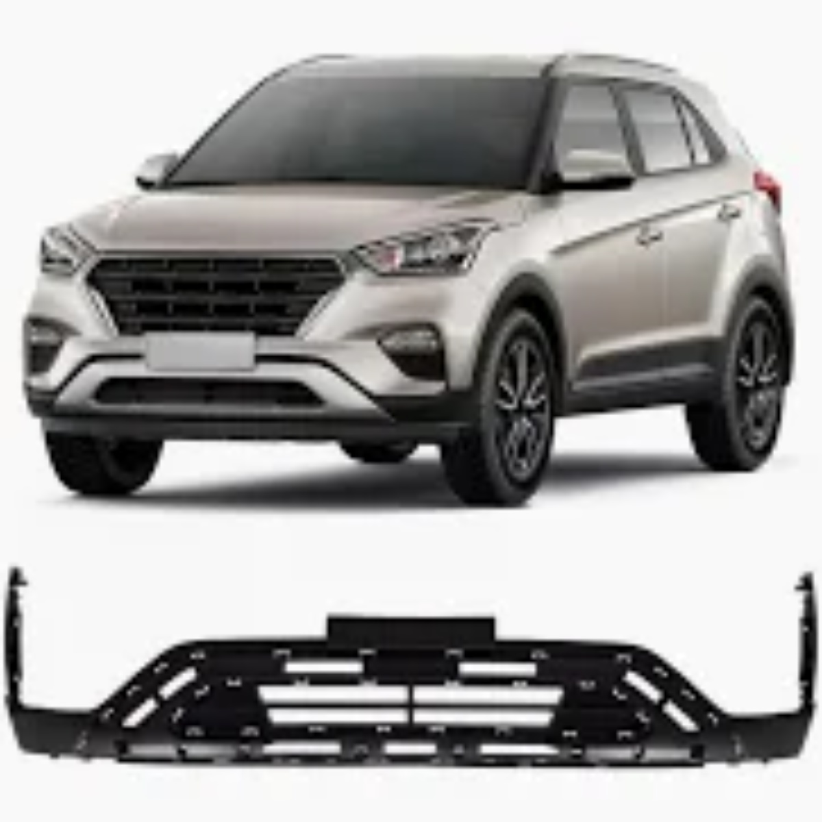 Aplique Spoiler Dianteiro Inferior Creta 2017 18 19 Origina