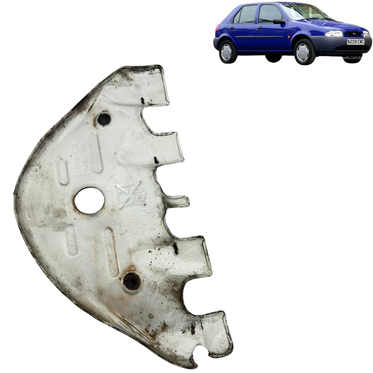 Protetor de Calor Escape Ford Fiesta 1.0 1998 Original