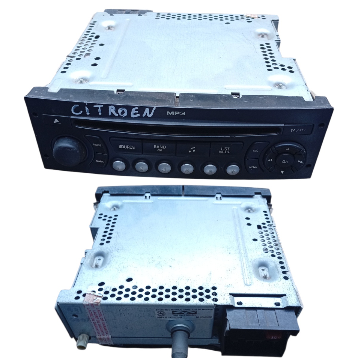 Rádio Original Citroen C4 Picasso 2011-12