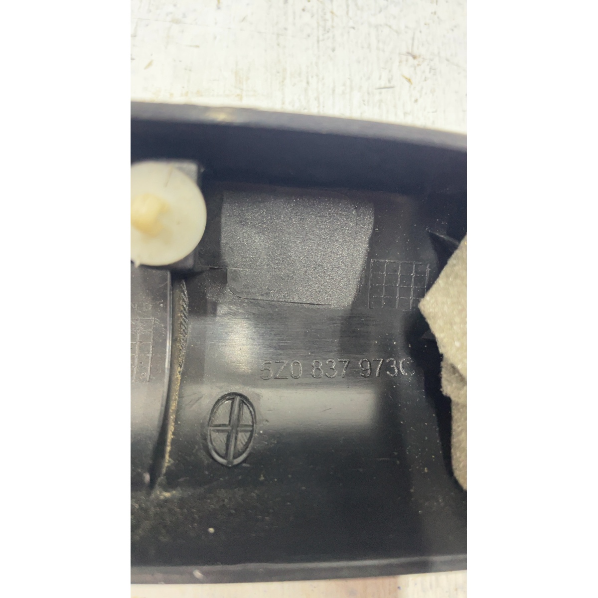 Acabamento Moldura Retrovisor Interno L.e  Fox 2012 Preto - Imagem 3