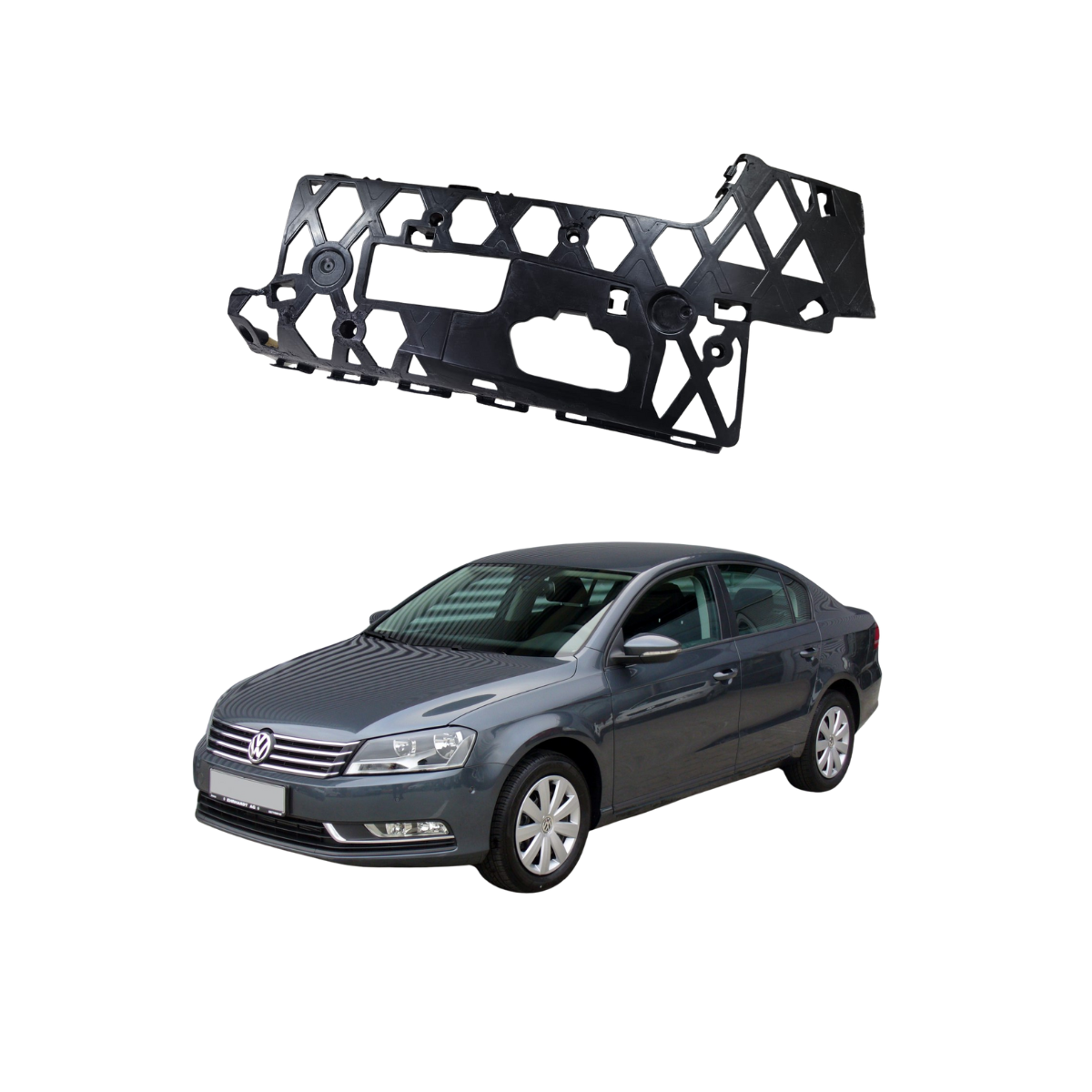 SUPORTE DE PARA-CHOQUE DIREITO PASSAT 2010/2015 VX.