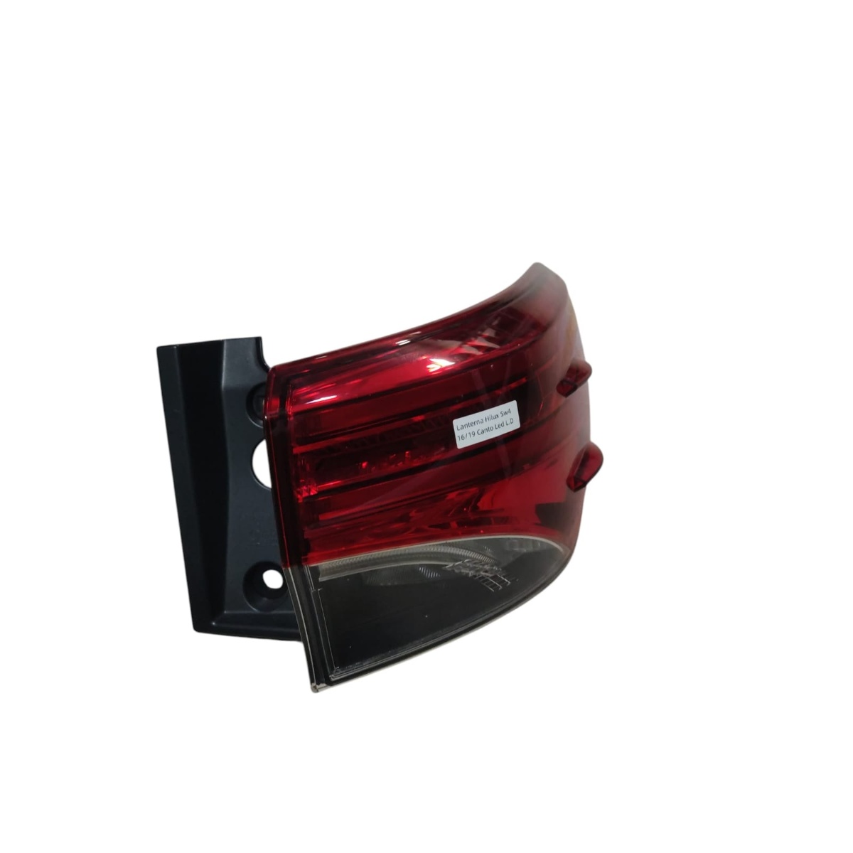 Lanterna L.d Hilux Sw4 16/19 Canto Led Original Esquerdo/motorista Vermelho E Cristal - Imagem 3