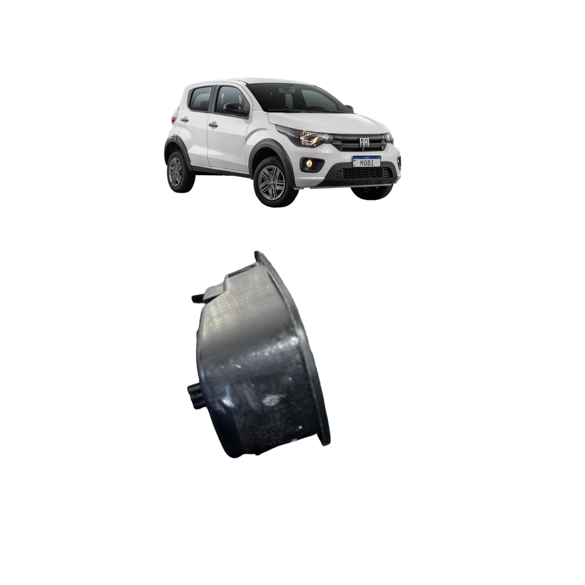 Maçaneta Interna Lado Direito Fiat Mobi 2019 100180497 Preto - Imagem 4