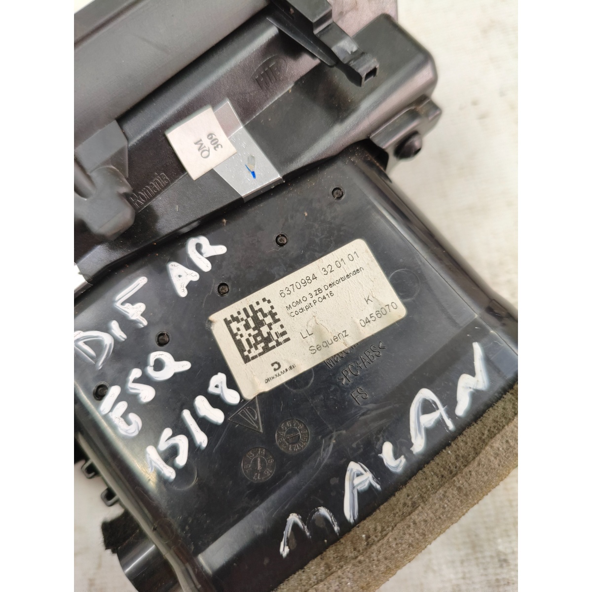 Difusor Ar Esq Porsche Macan 15 A 18 95B857189H - Imagem 6