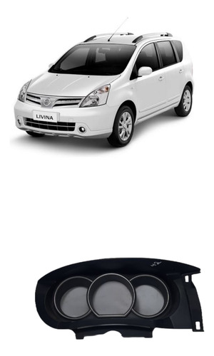 Moldura Painel Nissan Livina 2011/2016 Cor:Preto