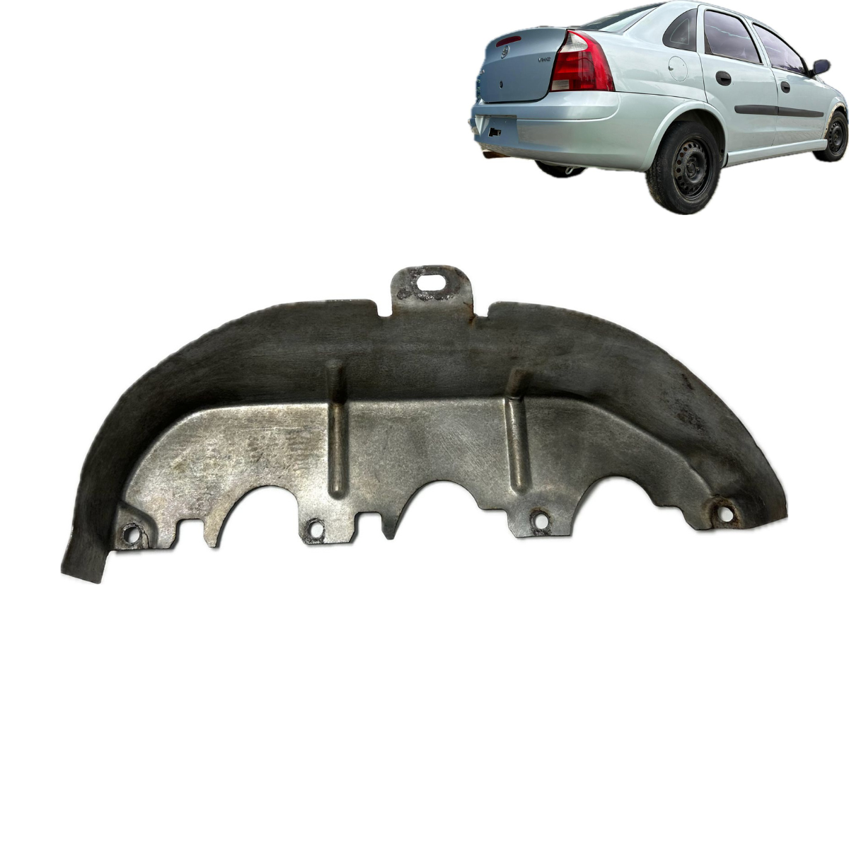 Defletor do Coletor de Escape Corsa Sedan 2004/2005 - Imagem 1