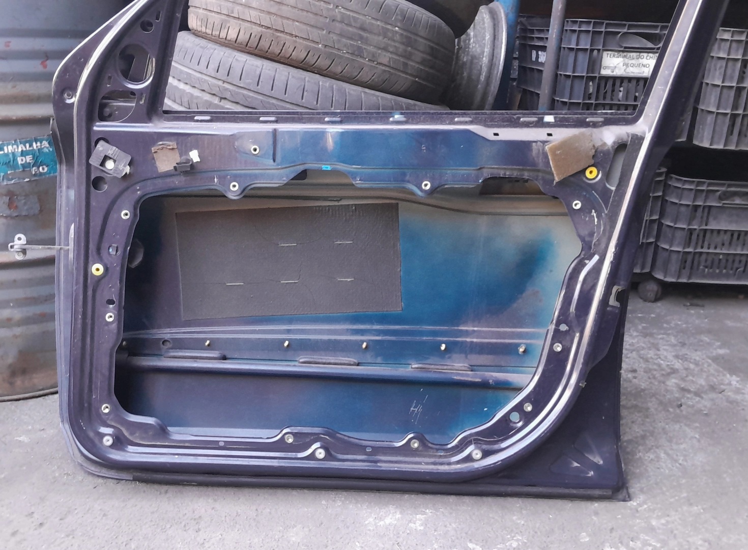 PORTA DIANTEIRA STILO 2004/2014 LADO DIREITO (AZUL) - Imagem 7