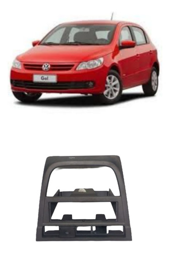 Moldura Painel Central Rádio Gol Saveiro G5 2009/2012 Cor:Ci