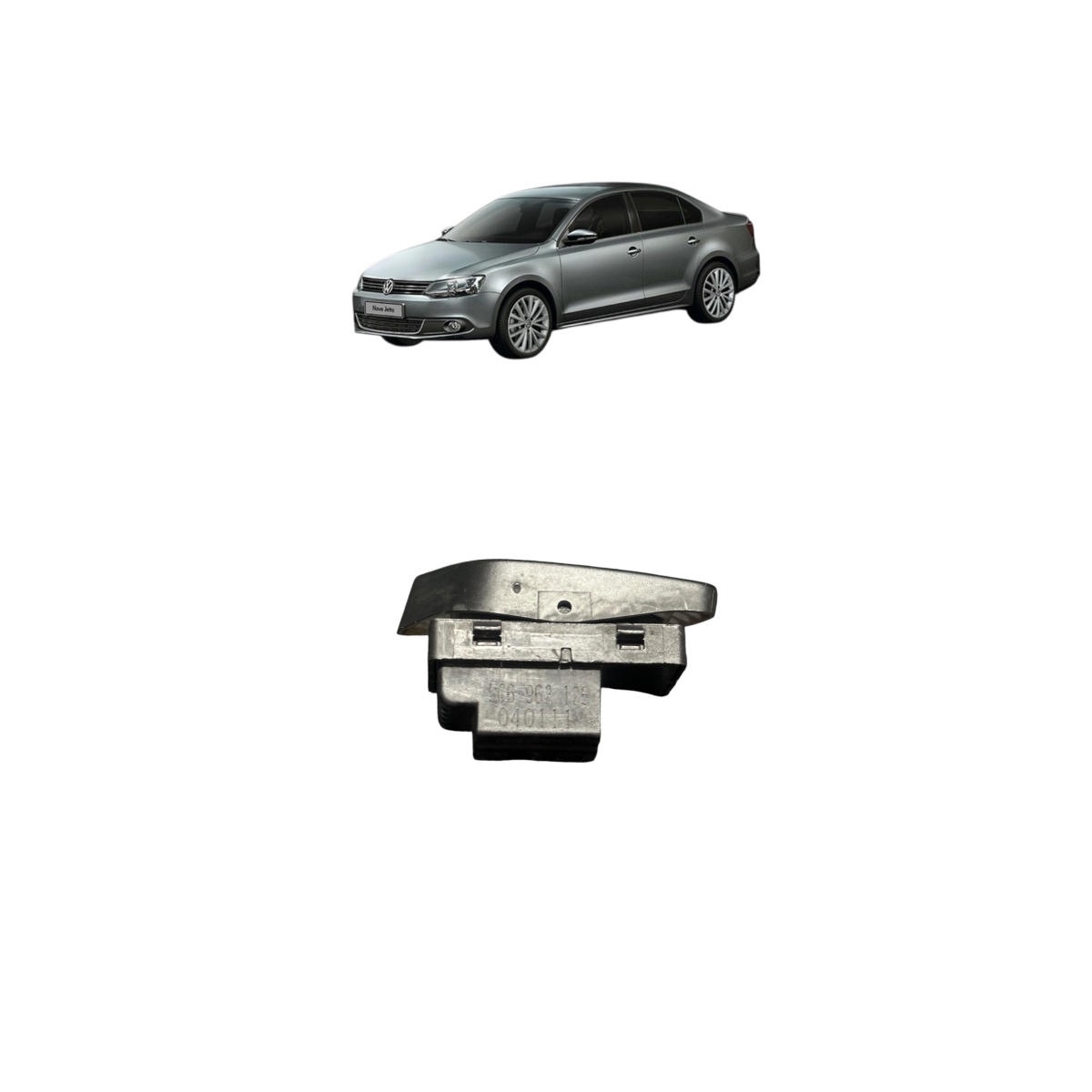 Botão Trava Porta Volkswagen Jetta 2011 A 2018 5c6962125 - Imagem 2