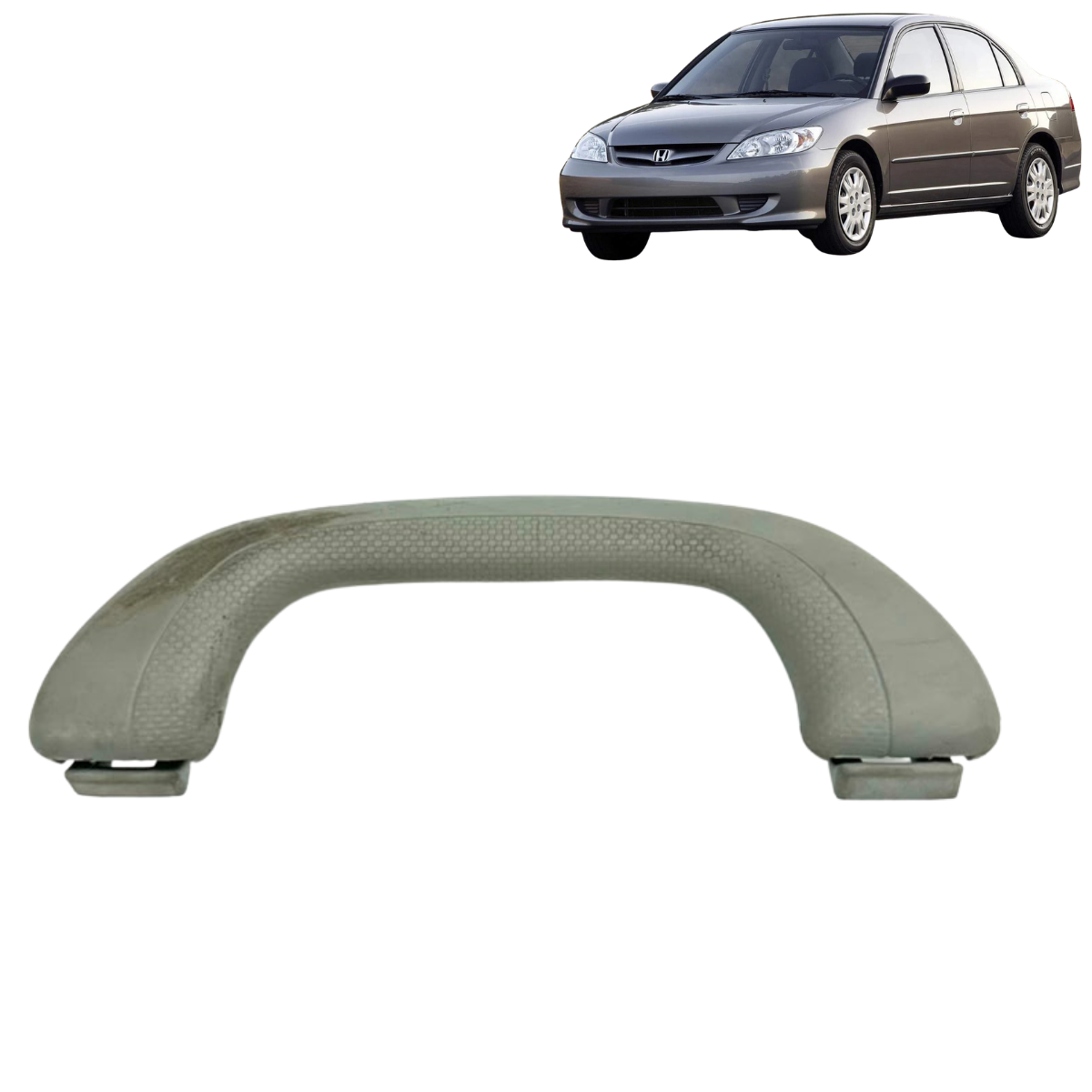 Alça Teto Pqp Puxador  Honda Civic 2001 Á 2006 Original Usad Cinza