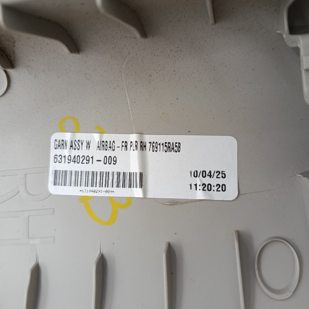 Acabamento Coluna Dianteir Direit Nissan Kicks 2024 2025 - Imagem 5