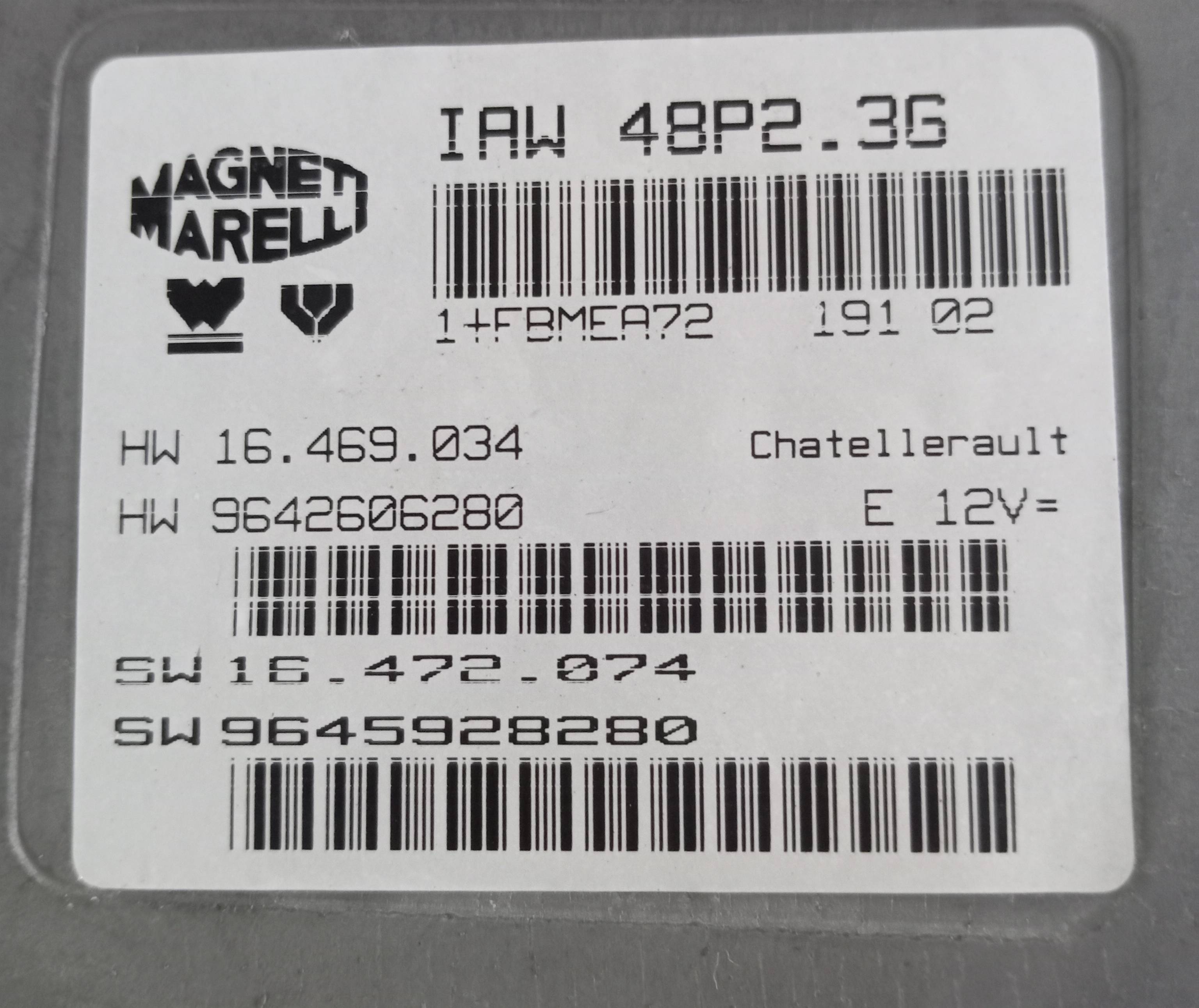 Módulo de Injeção Eletrônica Citroën Xsara Picasso - Imagem 1