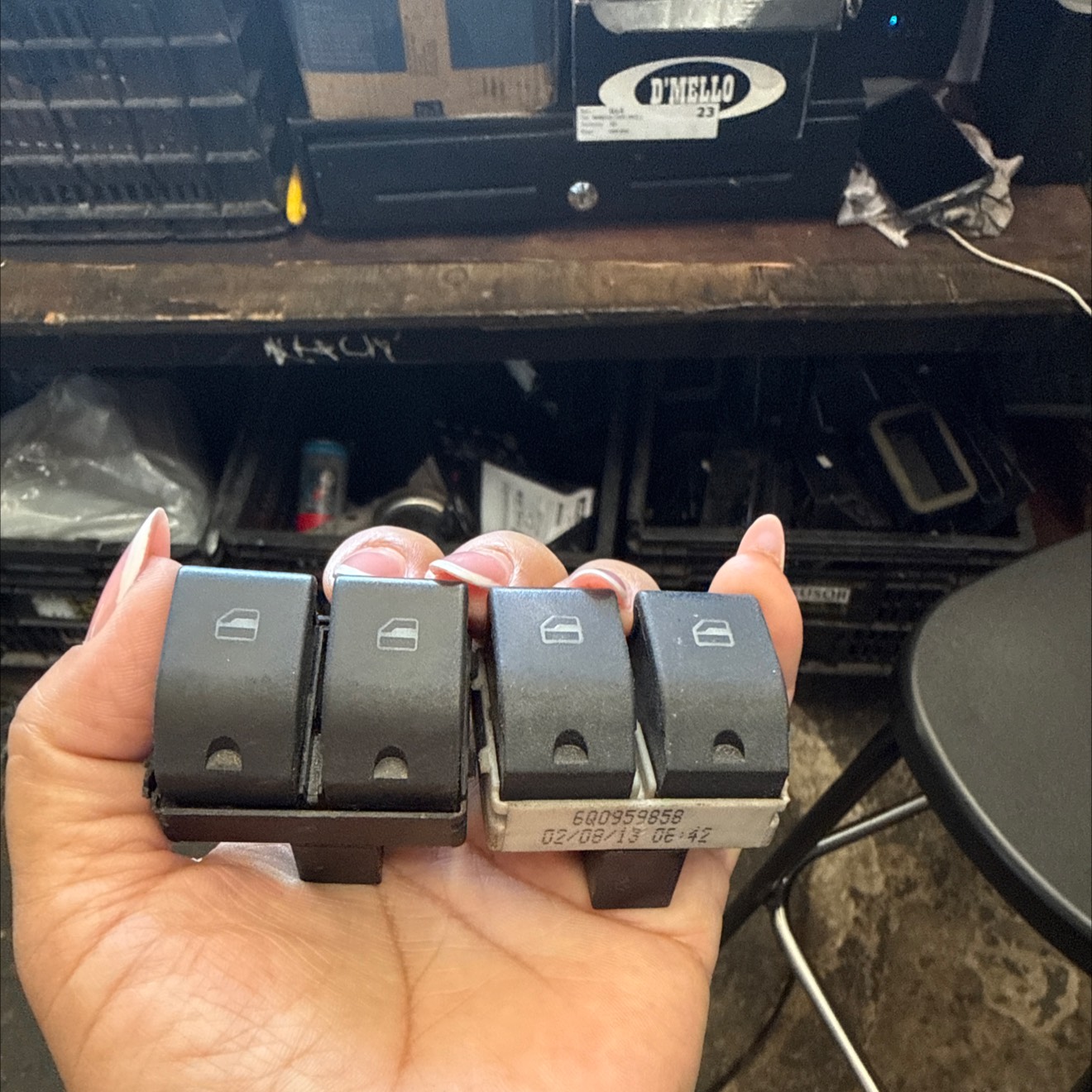 Interruptor Vidro Gol Com 2 - Imagem 1