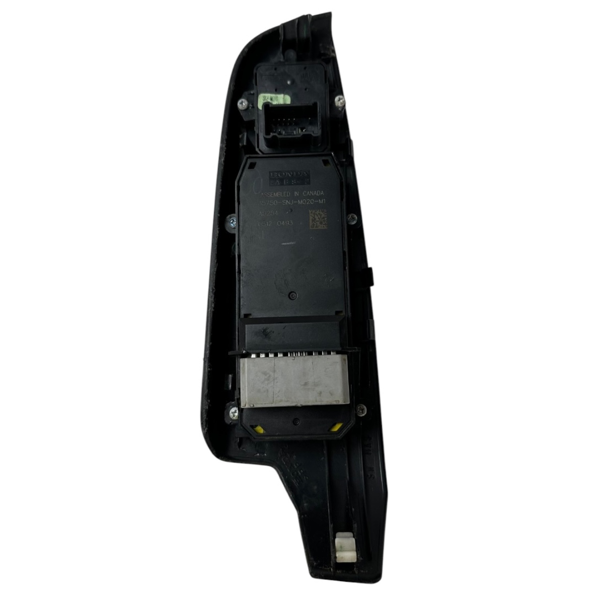 Moldura Comando Vidro Dianteiro Esquerdo Honda Civic 2007 11 Preto - Imagem 2