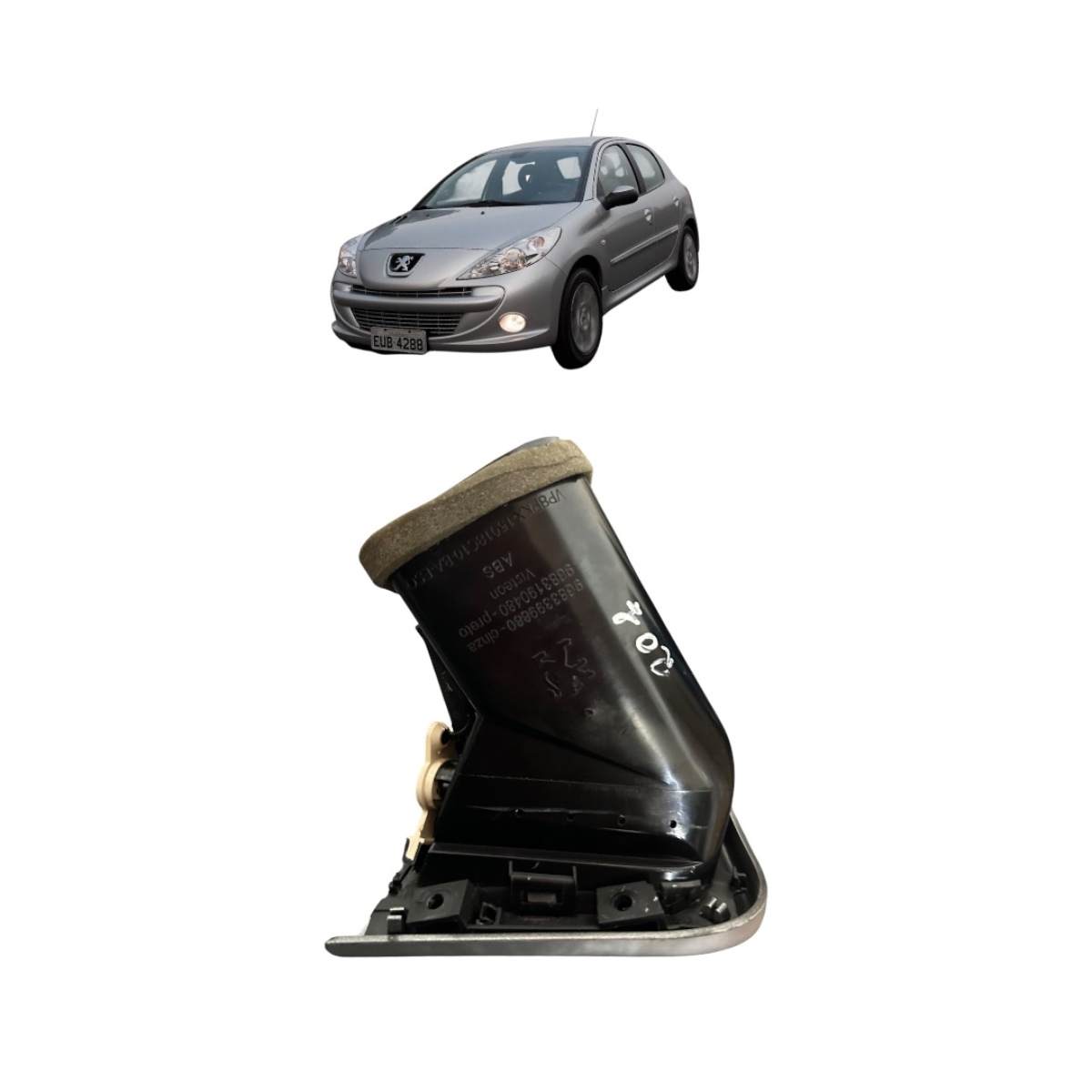 Difusor De Ar Lado Esquerdo Peugeot 207 9683399880 - Imagem 3