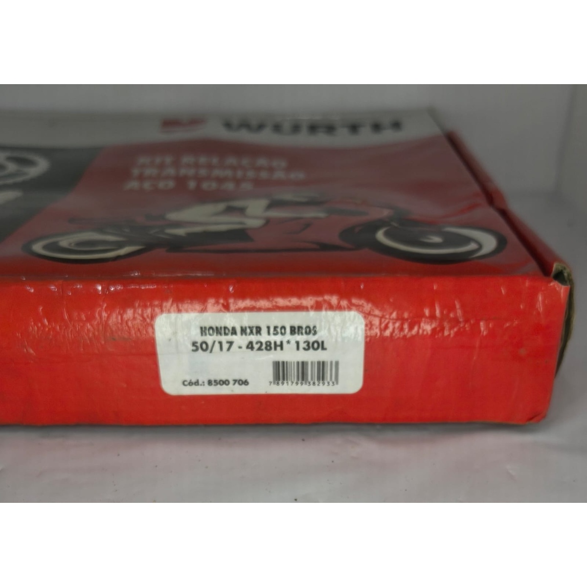 Kit Relação NXR 150 Bros 50/17-428H-130L  WURTH - Imagem 3